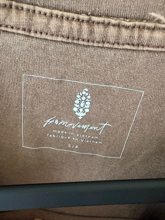 FP Movement Washed Cocoa Cropped Tee - Picture 3 of 4